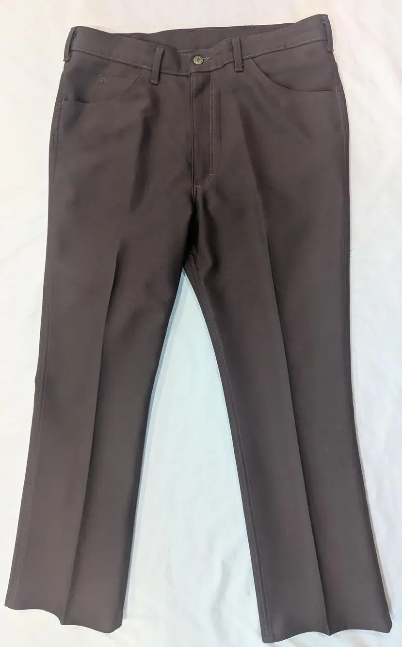 Vintage OshKosh B'gosh Pants 34x30 Brown Twill Khakis Zip Fly Pockets School